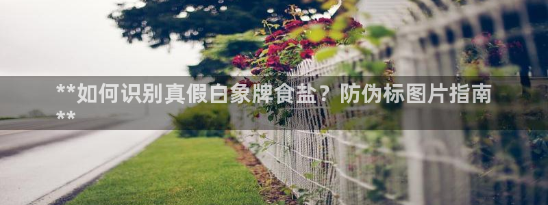 威九国际网站经常打不开：**如何识别真假白象牌食盐？防伪标图